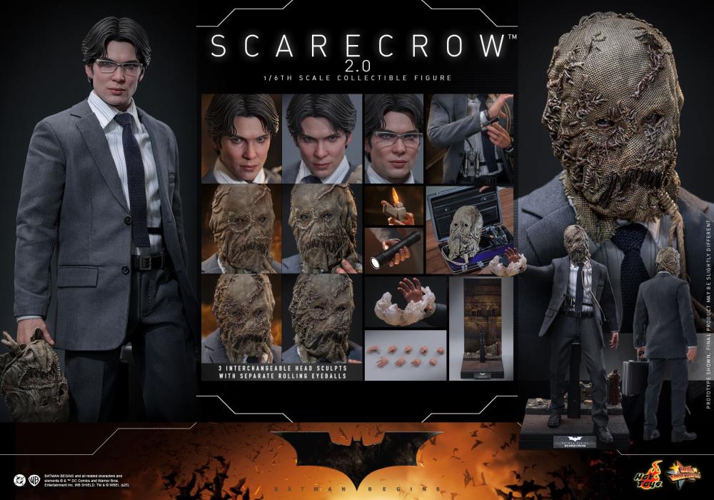 Batman Begins MMS Scarecrow (Ver. 2.0) 1/6th Scale Collectible Figure Gallery Image 21