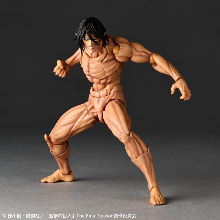 Attack on Titan Amazing Yamaguchi Revoltech NR084 Attack Titan (Eren Yeager) Action Figure (Reissue) Gallery Image 9
