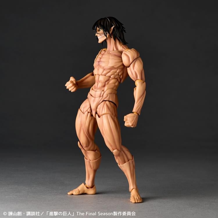 Attack on Titan Amazing Yamaguchi Revoltech NR084 Attack Titan (Eren Yeager) Action Figure (Reissue) Gallery Image 10