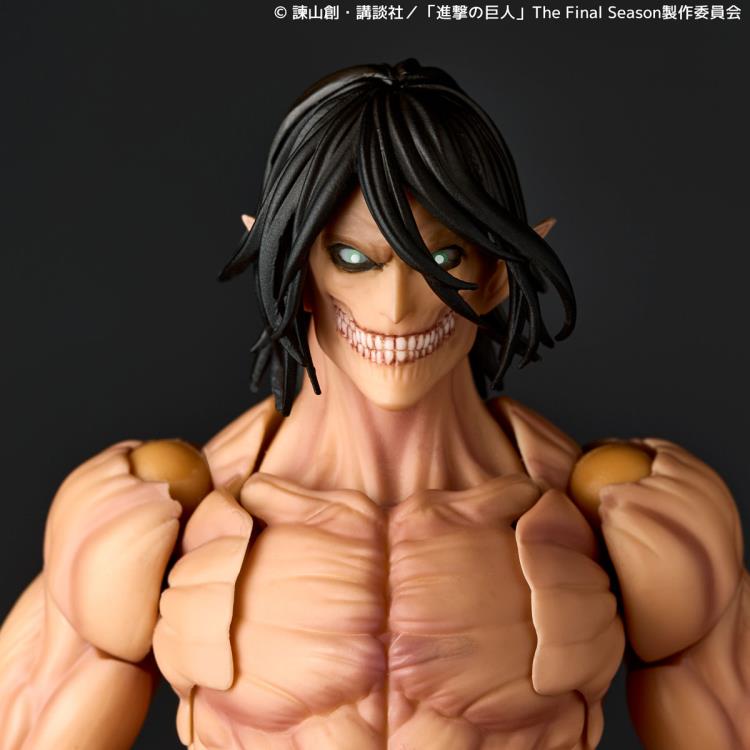 Attack on Titan Amazing Yamaguchi Revoltech NR084 Attack Titan (Eren Yeager) Action Figure (Reissue) Gallery Image 13