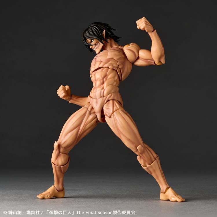 Attack on Titan Amazing Yamaguchi Revoltech NR084 Attack Titan (Eren Yeager) Action Figure (Reissue) Gallery Image 8