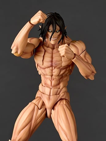 Attack on Titan Amazing Yamaguchi Revoltech NR084 Attack Titan (Eren Yeager) Action Figure (Reissue) Gallery Image 2