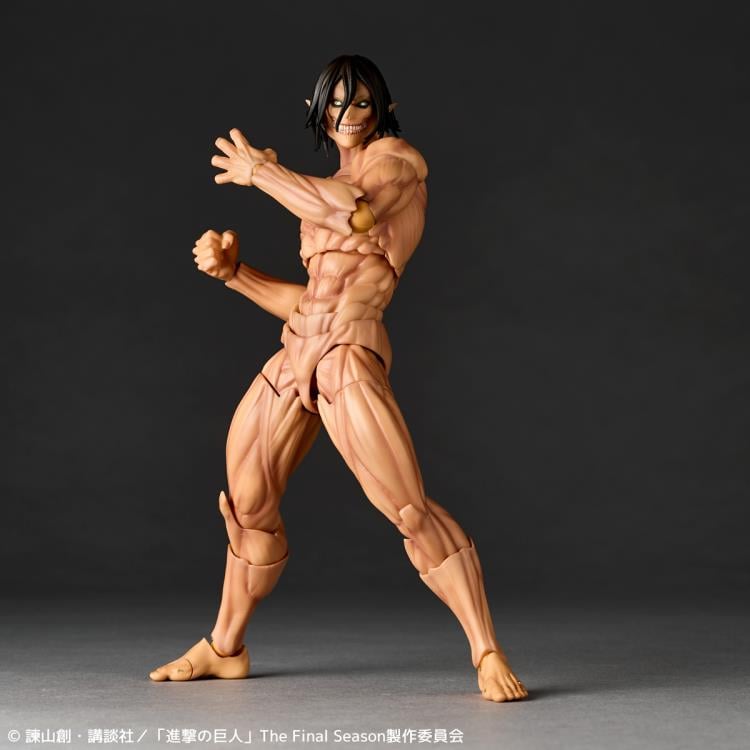 Attack on Titan Amazing Yamaguchi Revoltech NR084 Attack Titan (Eren Yeager) Action Figure (Reissue) Gallery Image 7