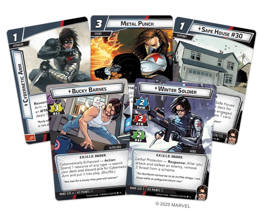 Marvel Champions: The Card Game - Winter Soldier Hero Pack Gallery Image 4
