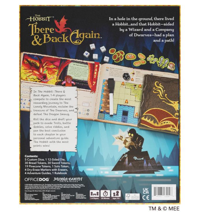 The Hobbit: There and Back Again Dice Game Gallery Image 3