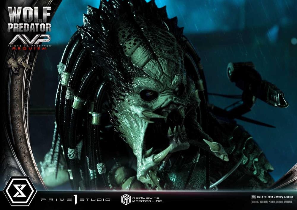 Aliens vs. Predator: Requiem Real Elite Masterline Wolf Predator 1/3 Scale Statue Gallery Image 16