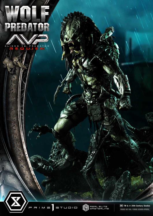 Aliens vs. Predator: Requiem Real Elite Masterline Wolf Predator 1/3 Scale Statue Gallery Image 22