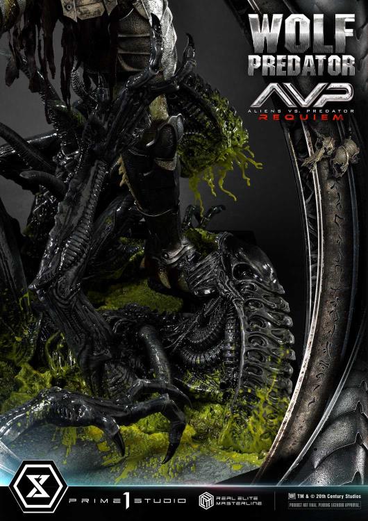 Aliens vs. Predator: Requiem Real Elite Masterline Wolf Predator 1/3 Scale Statue Gallery Image 64