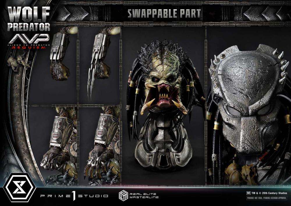Aliens vs. Predator: Requiem Real Elite Masterline Wolf Predator 1/3 Scale Statue Gallery Image 90