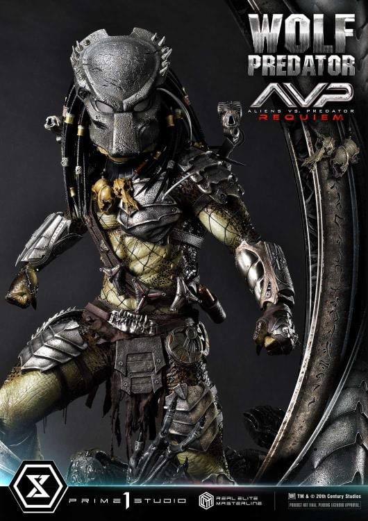 Aliens vs. Predator: Requiem Real Elite Masterline Wolf Predator 1/3 Scale Statue Gallery Image 56