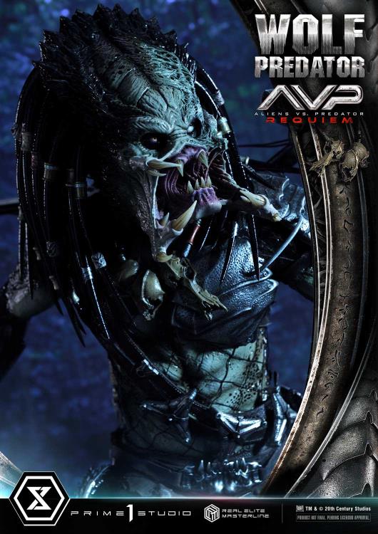 Aliens vs. Predator: Requiem Real Elite Masterline Wolf Predator 1/3 Scale Statue Gallery Image 39