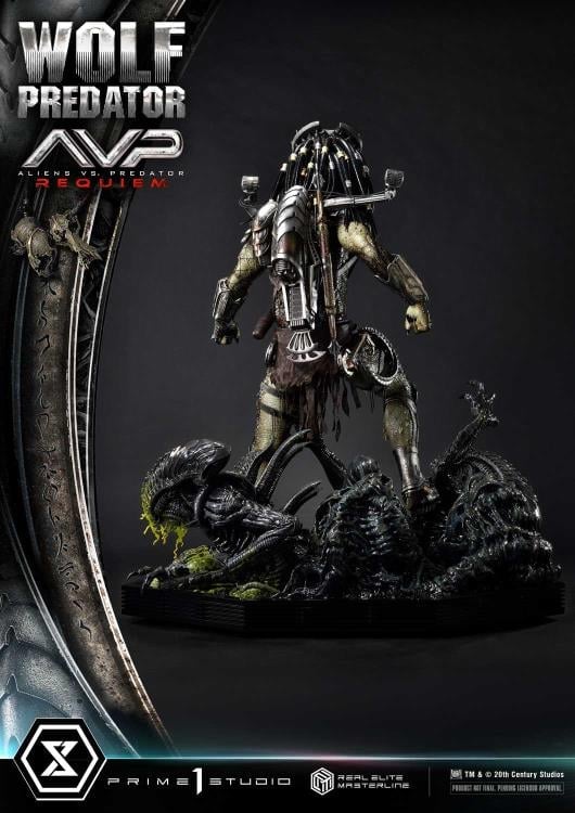 Aliens vs. Predator: Requiem Real Elite Masterline Wolf Predator 1/3 Scale Statue Gallery Image 46