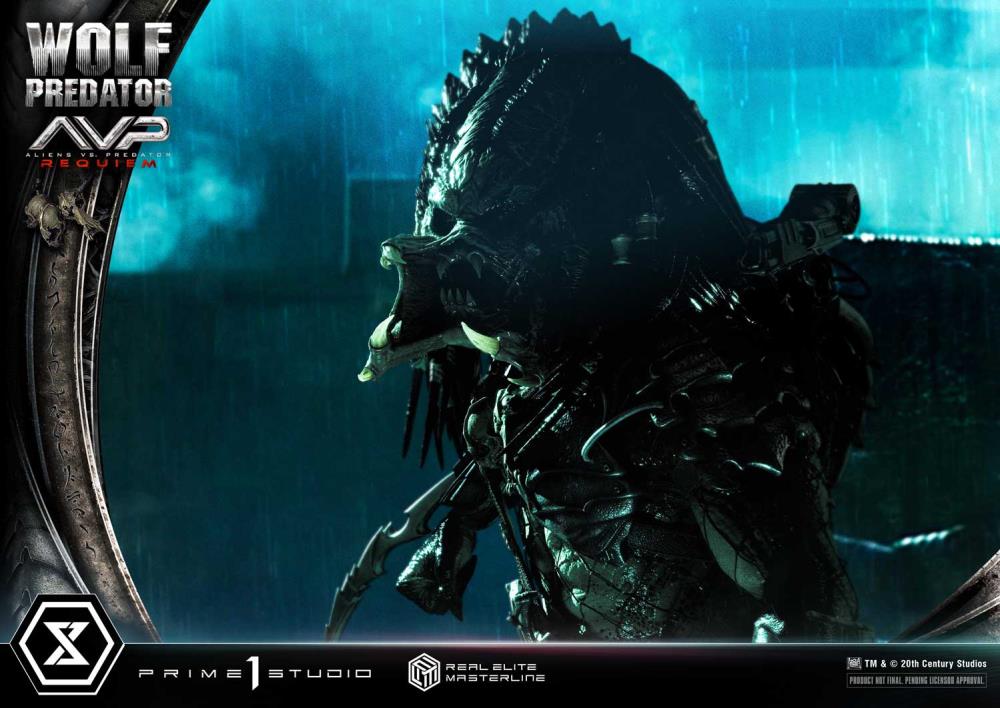 Aliens vs. Predator: Requiem Real Elite Masterline Wolf Predator 1/3 Scale Statue Gallery Image 14