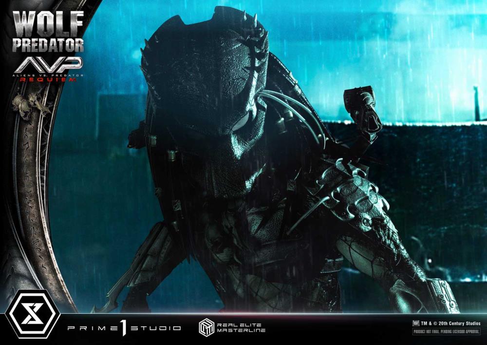 Aliens vs. Predator: Requiem Real Elite Masterline Wolf Predator 1/3 Scale Statue Gallery Image 10