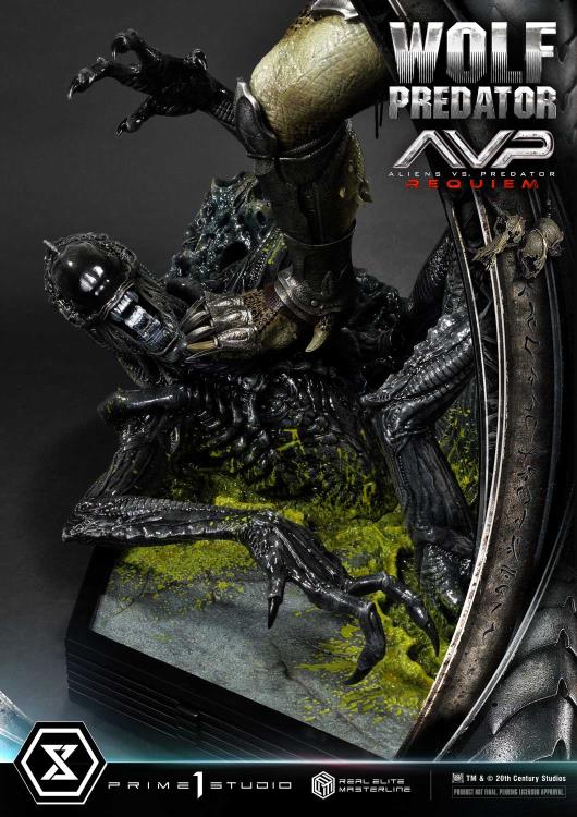 Aliens vs. Predator: Requiem Real Elite Masterline Wolf Predator 1/3 Scale Statue Gallery Image 63