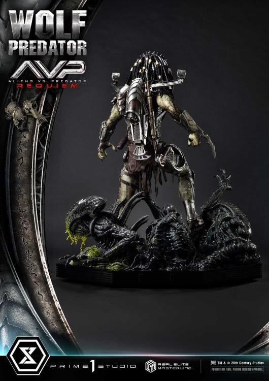 Aliens vs. Predator: Requiem Real Elite Masterline Wolf Predator 1/3 Scale Statue Gallery Image 50