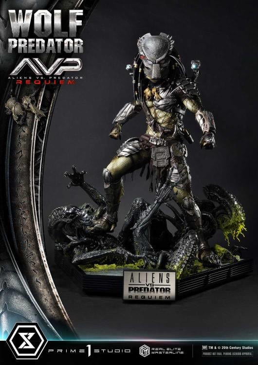 Aliens vs. Predator: Requiem Real Elite Masterline Wolf Predator 1/3 Scale Statue Gallery Image 49