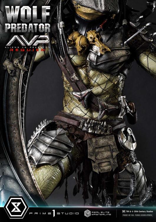 Aliens vs. Predator: Requiem Real Elite Masterline Wolf Predator 1/3 Scale Statue Gallery Image 55
