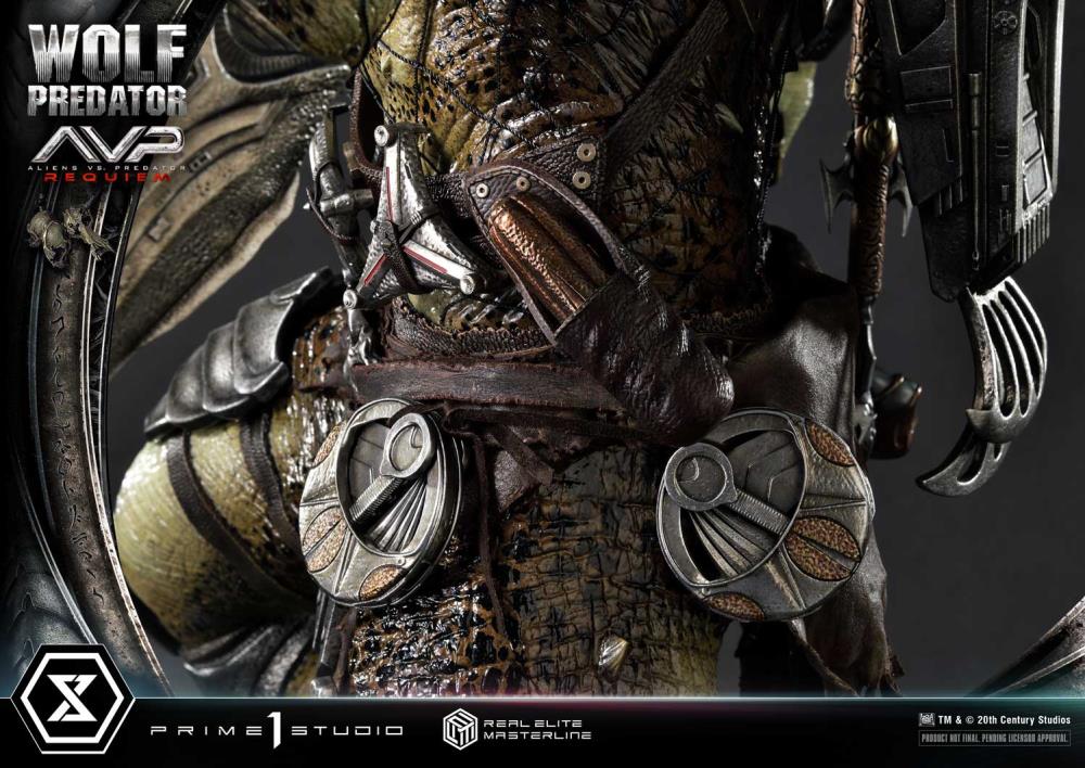 Aliens vs. Predator: Requiem Real Elite Masterline Wolf Predator 1/3 Scale Statue Gallery Image 81