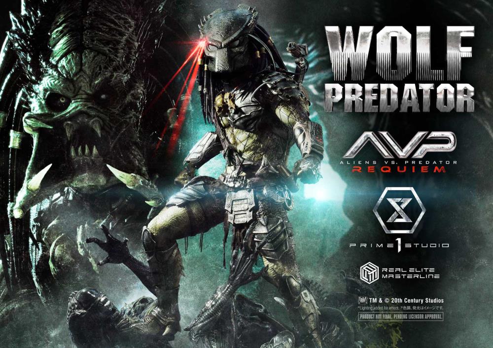 Aliens vs. Predator: Requiem Real Elite Masterline Wolf Predator 1/3 Scale Statue Gallery Image 92