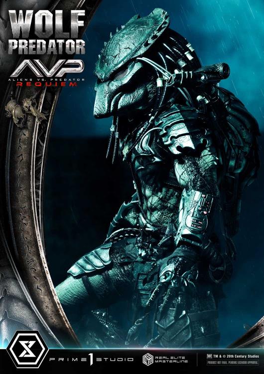 Aliens vs. Predator: Requiem Real Elite Masterline Wolf Predator 1/3 Scale Statue Gallery Image 24