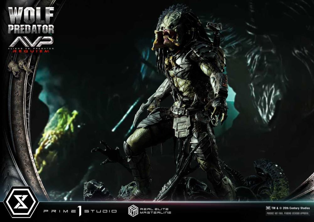 Aliens vs. Predator: Requiem Real Elite Masterline Wolf Predator 1/3 Scale Statue Gallery Image 31