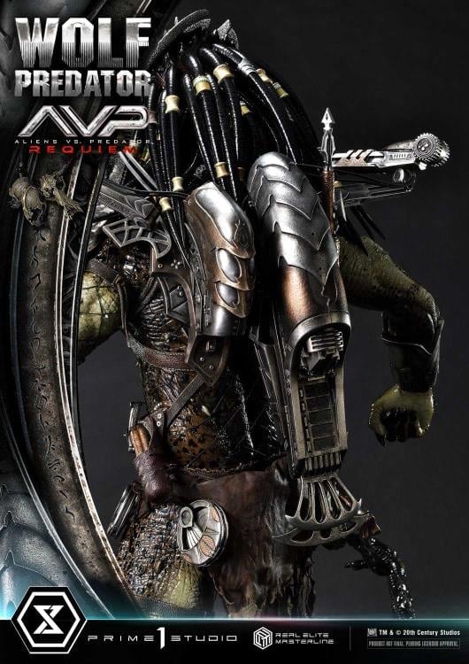Aliens vs. Predator: Requiem Real Elite Masterline Wolf Predator 1/3 Scale Statue Gallery Image 66