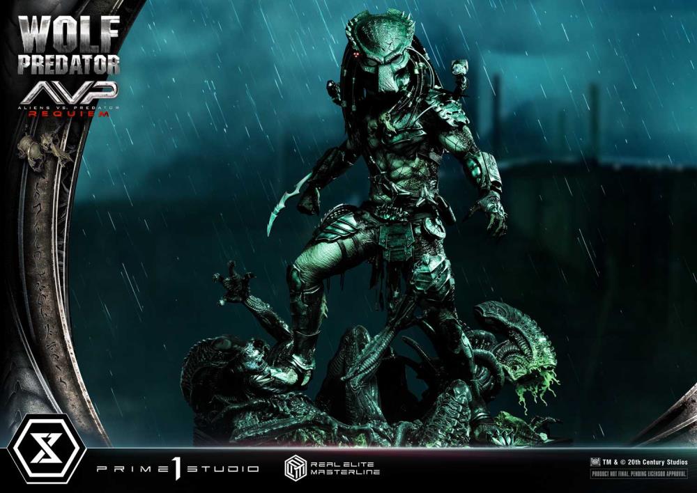 Aliens vs. Predator: Requiem Real Elite Masterline Wolf Predator 1/3 Scale Statue Gallery Image 6