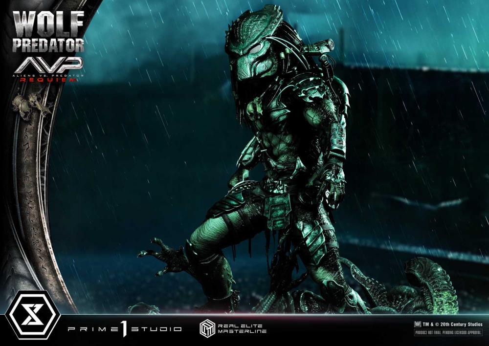 Aliens vs. Predator: Requiem Real Elite Masterline Wolf Predator 1/3 Scale Statue Gallery Image 7