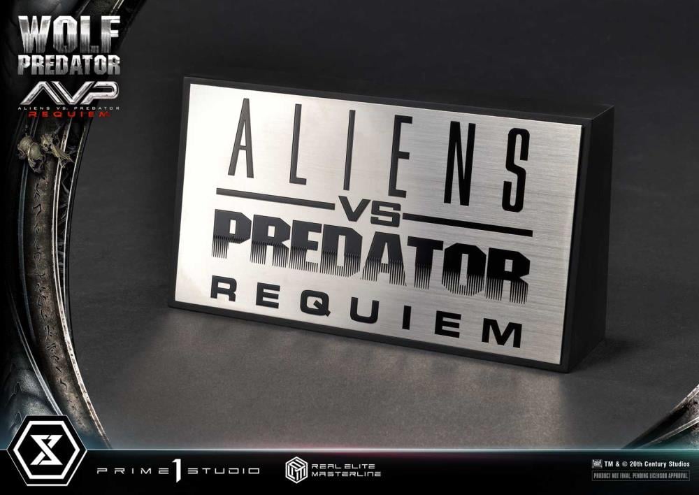 Aliens vs. Predator: Requiem Real Elite Masterline Wolf Predator 1/3 Scale Statue Gallery Image 86
