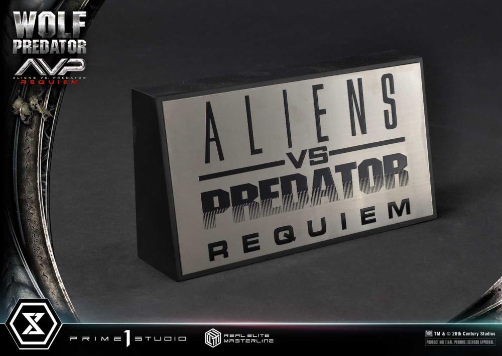 Aliens vs. Predator: Requiem Real Elite Masterline Wolf Predator 1/3 Scale Statue Gallery Image 87