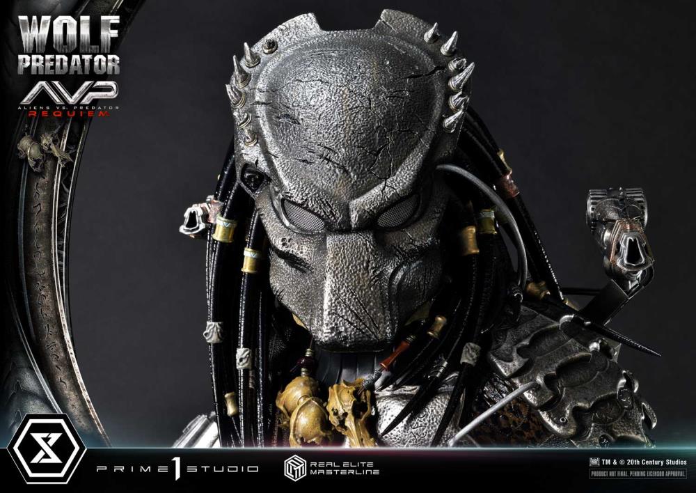 Aliens vs. Predator: Requiem Real Elite Masterline Wolf Predator 1/3 Scale Statue Gallery Image 73