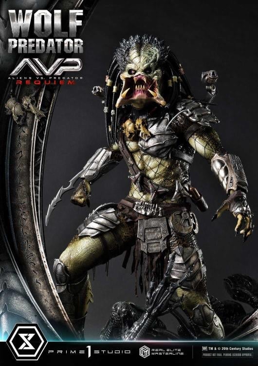 Aliens vs. Predator: Requiem Real Elite Masterline Wolf Predator 1/3 Scale Statue Gallery Image 68