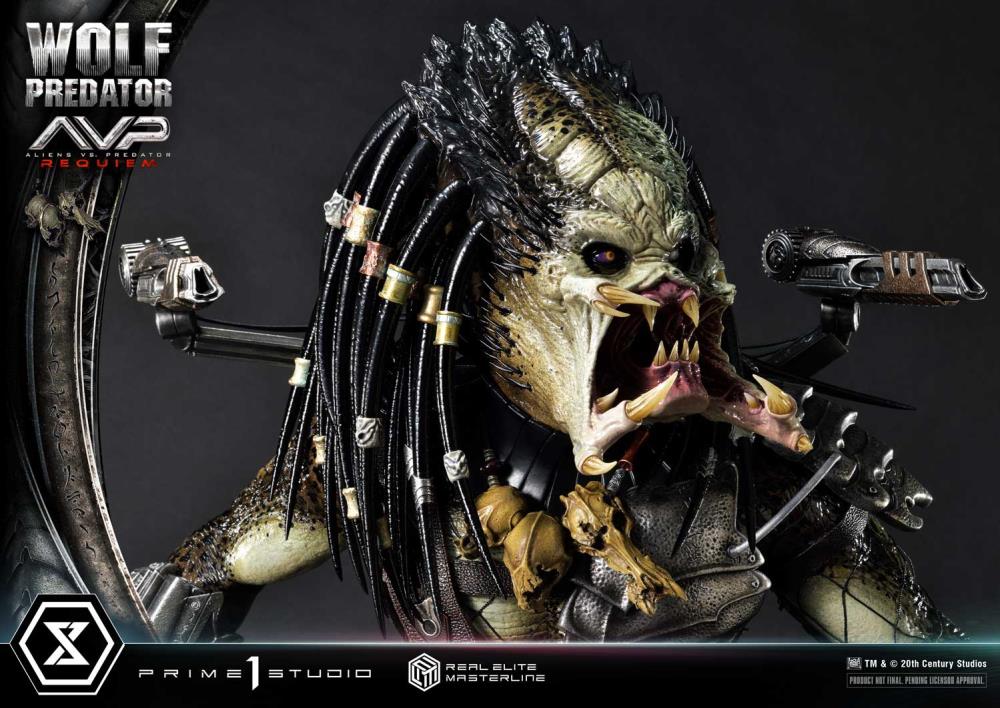 Aliens vs. Predator: Requiem Real Elite Masterline Wolf Predator 1/3 Scale Statue Gallery Image 78