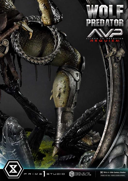 Aliens vs. Predator: Requiem Real Elite Masterline Wolf Predator 1/3 Scale Statue Gallery Image 61
