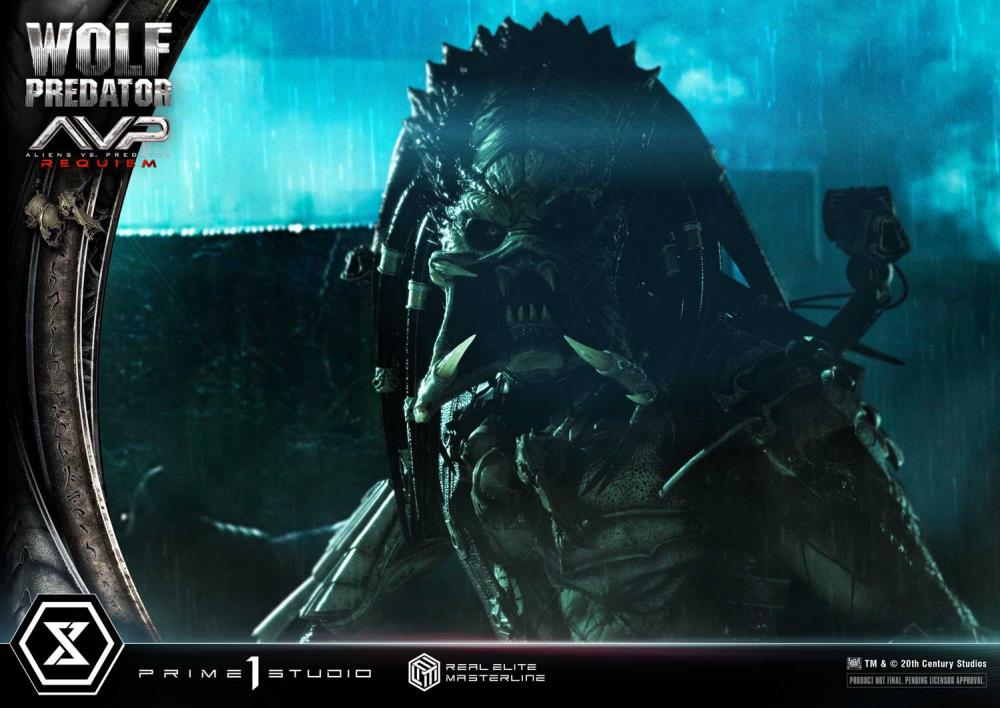 Aliens vs. Predator: Requiem Real Elite Masterline Wolf Predator 1/3 Scale Statue Gallery Image 11