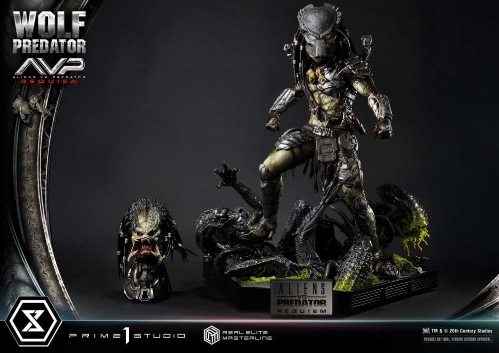 Aliens vs. Predator: Requiem Real Elite Masterline Wolf Predator 1/3 Scale Statue Gallery Image 72