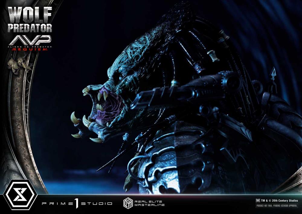 Aliens vs. Predator: Requiem Real Elite Masterline Wolf Predator 1/3 Scale Statue Gallery Image 38