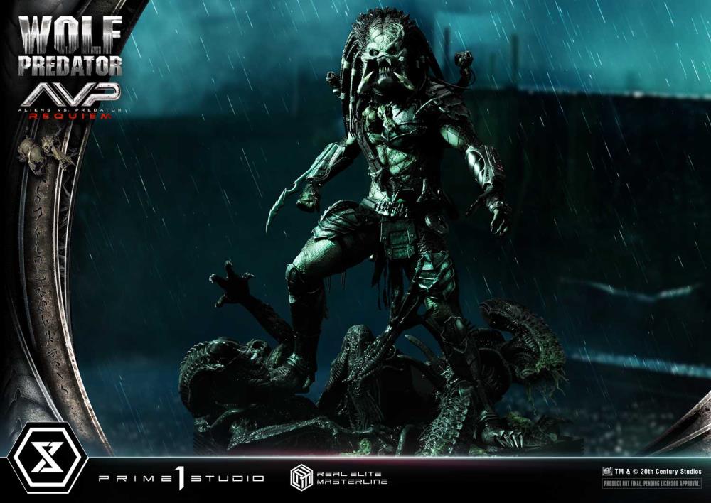 Aliens vs. Predator: Requiem Real Elite Masterline Wolf Predator 1/3 Scale Statue Gallery Image 5