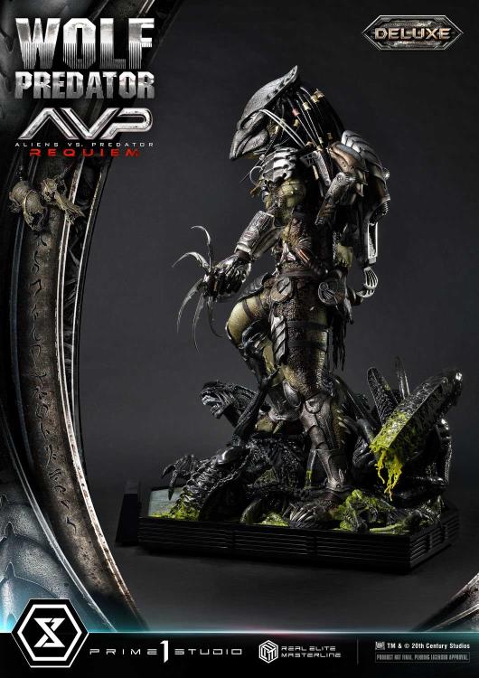 Aliens vs. Predator: Requiem Real Elite Masterline Wolf Predator (Deluxe Ver.) 1/3 Scale Statue Gallery Image 109
