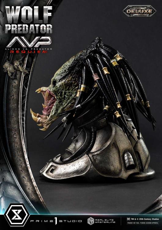 Aliens vs. Predator: Requiem Real Elite Masterline Wolf Predator (Deluxe Ver.) 1/3 Scale Statue Gallery Image 123