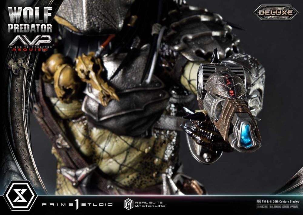 Aliens vs. Predator: Requiem Real Elite Masterline Wolf Predator (Deluxe Ver.) 1/3 Scale Statue Gallery Image 153
