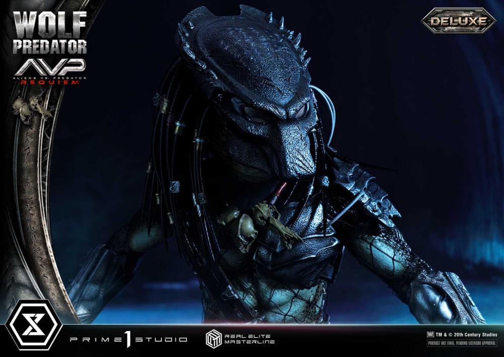 Aliens vs. Predator: Requiem Real Elite Masterline Wolf Predator (Deluxe Ver.) 1/3 Scale Statue Gallery Image 59