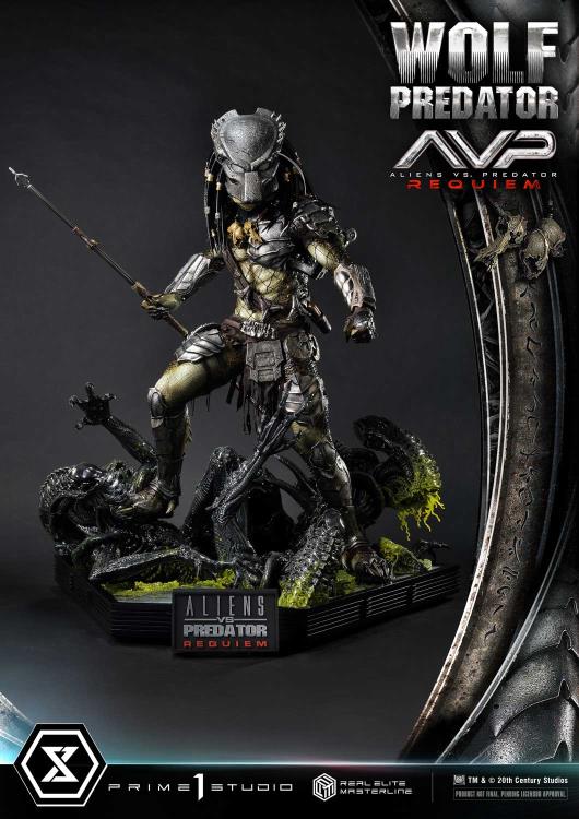 Aliens vs. Predator: Requiem Real Elite Masterline Wolf Predator (Deluxe Ver.) 1/3 Scale Statue Gallery Image 79