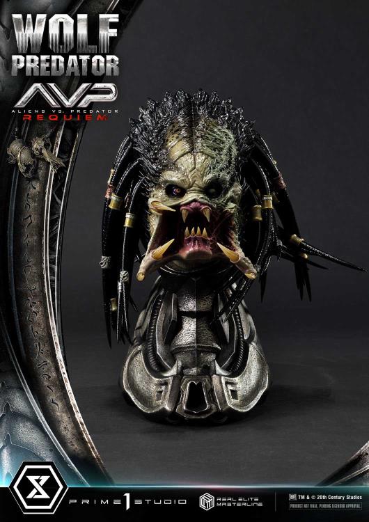 Aliens vs. Predator: Requiem Real Elite Masterline Wolf Predator (Deluxe Ver.) 1/3 Scale Statue Gallery Image 94