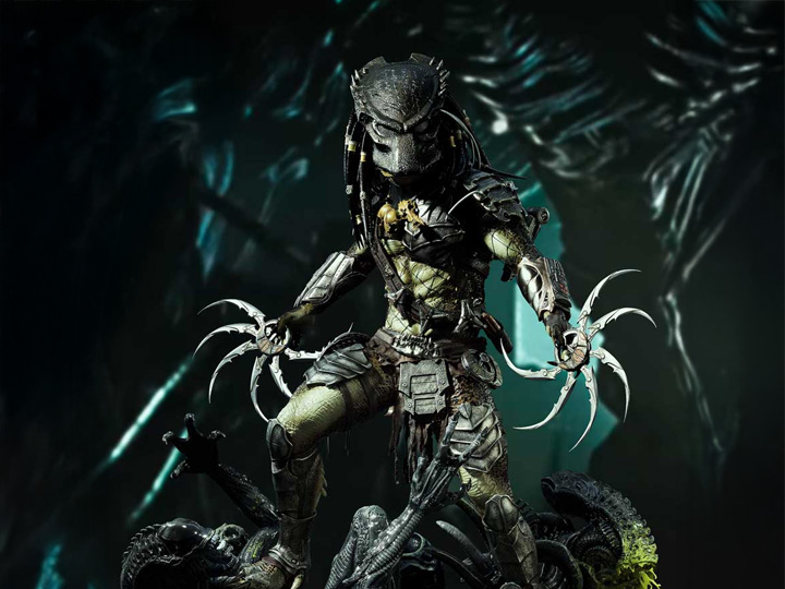 Aliens vs. Predator: Requiem Real Elite Masterline Wolf Predator (Deluxe Ver.) 1/3 Scale Statue Gallery Image 1