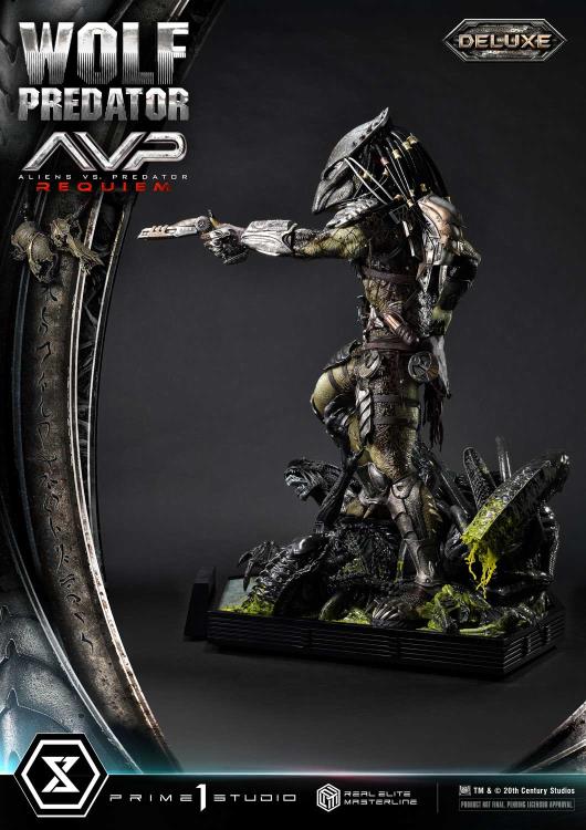 Aliens vs. Predator: Requiem Real Elite Masterline Wolf Predator (Deluxe Ver.) 1/3 Scale Statue Gallery Image 115