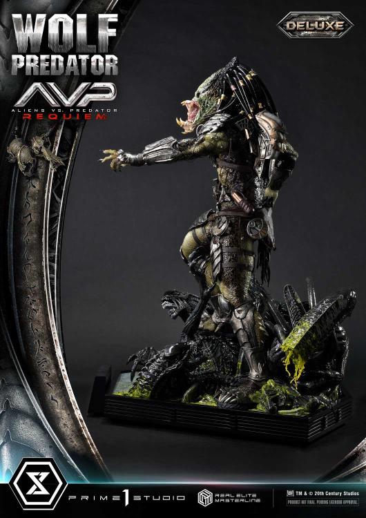 Aliens vs. Predator: Requiem Real Elite Masterline Wolf Predator (Deluxe Ver.) 1/3 Scale Statue Gallery Image 120