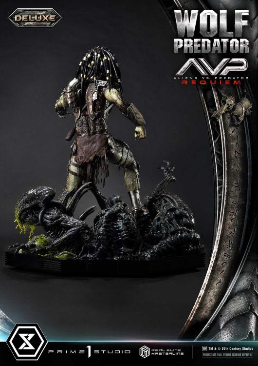 Aliens vs. Predator: Requiem Real Elite Masterline Wolf Predator (Deluxe Ver.) 1/3 Scale Statue Gallery Image 118