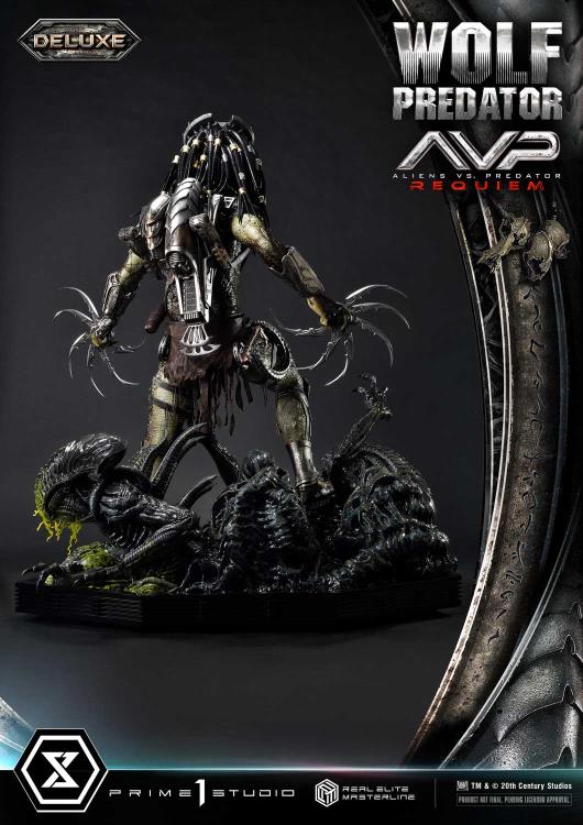 Aliens vs. Predator: Requiem Real Elite Masterline Wolf Predator (Deluxe Ver.) 1/3 Scale Statue Gallery Image 108